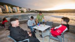 Atardecer en Malpica durante la fase 1