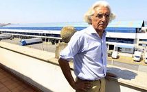 Eduardo Vieira Montenegro, ayer en la terraza de su oficina en Vigo.