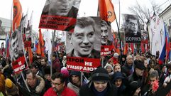 Manifestaci�n en Mosc� en memora de Boris Nemtsov