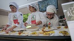 Alumnos vascos y pontevedreses comparten proyecto de innovaci�n educativa en �Gastronom�a circular�. En la imagen, una actividad del 2022 en Pontevedra