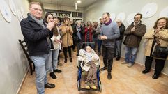 Cari�o para Milagros Cotelo na inauguraci�n da mostra 