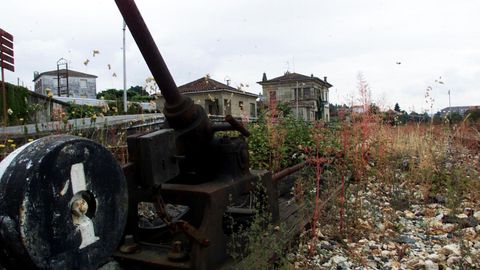 La estacin estaba completamente abandonada en el ao 2001