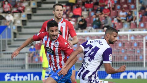 Roberto Caella, en un partido ante el Valladolid el pasado agosto. 