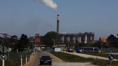 Complejo industrial de Alcoa en San Cibrao