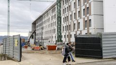 En la foto, vista parcial de las obras en el Marcide. 