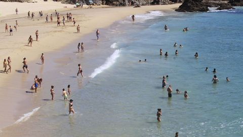 Playa de A Fragata, en Ferrol