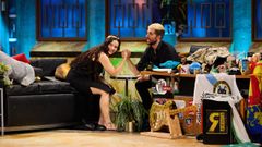 Rosala y David Broncano, en La revuelta