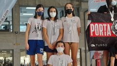 El relevo femenino del Pabell�n logr� el segundo puesto en 4x100 estilos
