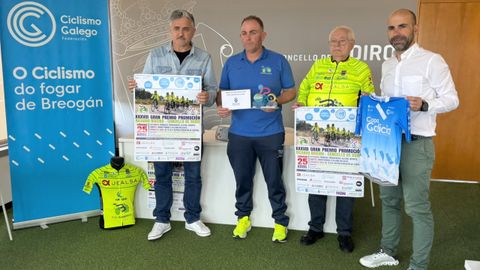 Fajardo, Torrado, Riveiro y Mu�iz, en la presentaci�n de la prueba.