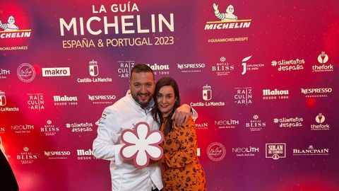 Elio Fern�ndez, cuando recibi� su primera estrella Michelin, en el a�o 2023