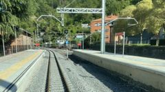 Vas del tren en Sotrondio