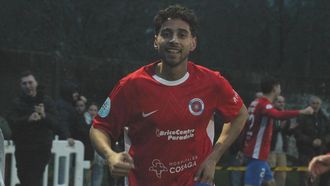 La sonrisa de Youssef Zayzoun fue elocuente tras anotar su primera diana como ouresanista