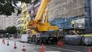 Obras de demolici�n de las viviendas de los n�meros 41 y 43 de la calle Caballeros.
