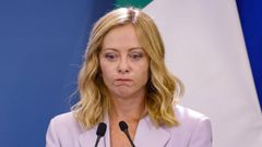 La primera ministra italiana, Giorgia Meloni