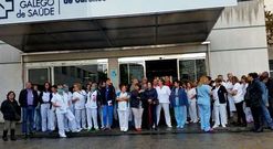 Los trabajadores se concentraron el lunes para reclamar m�s formaci�n y medios. 