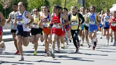 Imagen de archivo del Campeonato de Espa�a de 10 k en ruta celebrado en Ribadavia en el 2009.