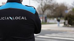 Imagen de archivo de un polic&iacute;a local de Culleredo