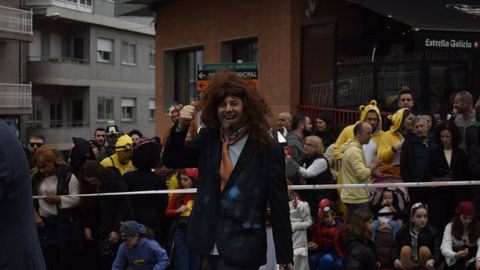 Desfile de entroido de Barbad�s por las calles de A Valenz�