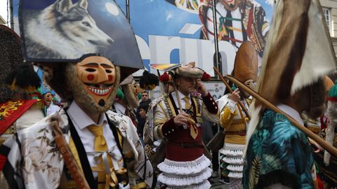 As mscaras tradicionis son protagonistas do da