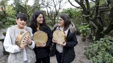 O grupo Tanxugueiras o pasado mes de xaneiro