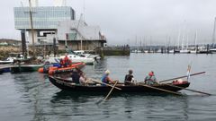 Arribando ao porto da Coruña o 23 de xuño do 2016