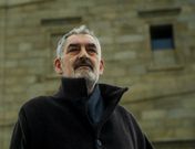 El poeta Manuel Mar�a, en una foto del 2001