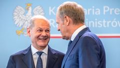 Olaf Scholz y Donald Tusk tras las primeras consultas intergubernamentales