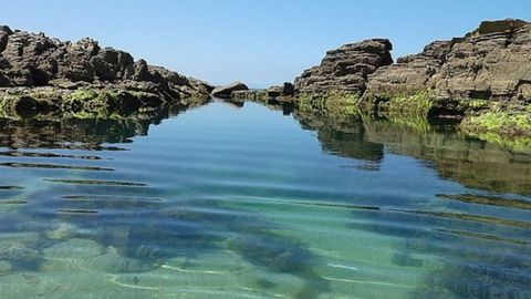 Playa de Pantorga, en Tapia de Casariego