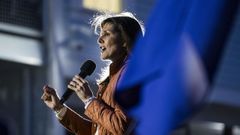 Nikki Haley, el jueves durante un acto de campa�a en Carolina del Sur.