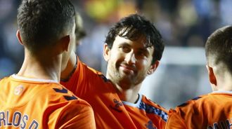 Luca de la Torre, en el partido de Copa del Celta frente al Salamanca de diciembre del 2024.