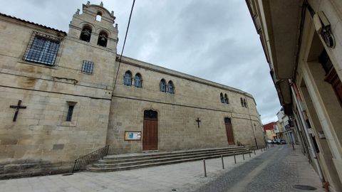 Fachada del convento de Santa Clara, uno de los edificios histricos ms singulares de Monforte