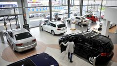 El concesionario de Gndara Motor, en una imagen de archivo, cuando an tena actividad y vehculos a la venta.