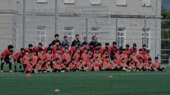 Campus de F�tbol Bosco - Atl�tico de Madrid.La actividad formativa empez� en las instalaciones de Salesianos Ourense