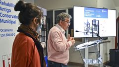 Presentaci�n del proyecto de rehabilitaci�n del antiguo conservatorio de Pontevedra para acoger el futuro �laboratorio da creatividade�