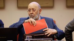 El presidente del CIS, Jos Flix Tezanos, en una comparecencia en la Comisin Constitucional del Congreso en septiembre.