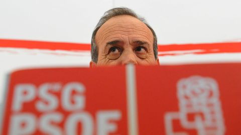 El hoy regidor de O Carballio, Francisco Fumega, en el 2011, cuando fue elegido candidato del PSdeG-PSOE a la alcalda.