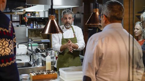 Miguel Gonzlez, en un reciente encuentro con suscriptores de La Voz de Galicia