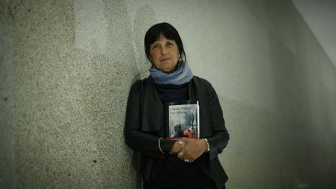 Claudia Piñeiro, durante una visita a Galicia en el 2017