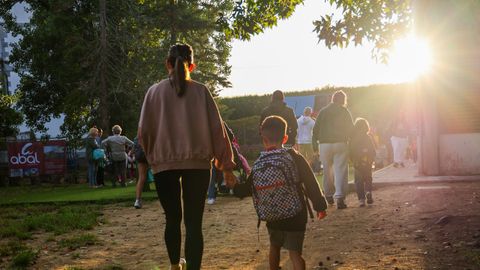 Vuelta al cole en el colegio San Tomé de Cambados