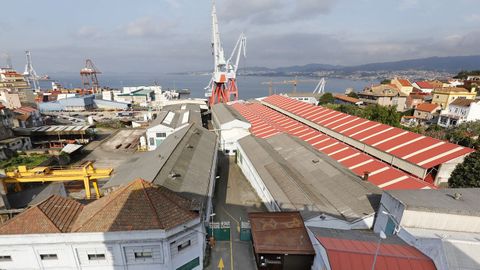 Instalaciones de los astilleros San Enrique, antiguo Vulcano, que forma parte del holding Meridional al que pertenece la inmobiliaria