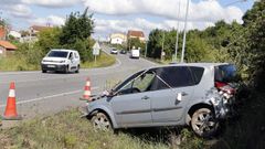 El coche est� perfectamente encajonado en el arc�n
