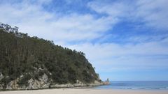 Playa de la Franca, en Ribadedeva