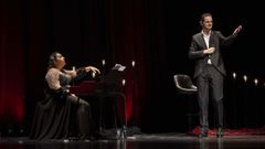 iAlma e Antonio Barros, sobre o escenario en Vimianzo este domingo 