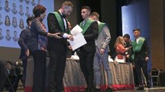 Acto de graduaci�n de las tres carreras que se imparten en la Facultade de Ciencias da Educaci�n e do Deporte de Pontevedra, que tuvo lugar en junio del 2019