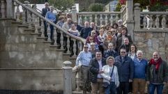 En primera fila, Francisco P�rez, Vicky Mart�nez, Jos� Orto�o, Juan Carlos P�rez y �scar Prego