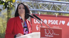 La secretaria de Organizacin del PSOE, Rebeca Torr, participa en el acto organizado por el PSOE y UGT, junto a las fundaciones Pablo Iglesias y Francisco Largo Caballero, en Ferrol.