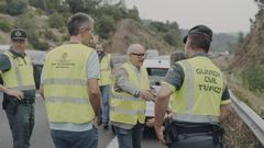 Eladio Santos present� la campa�a en la autov�a A-52.