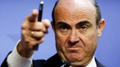 De Guindos, tras la reuni�n del Ecofin