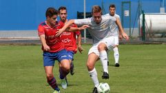 Remeserio en un partido con el Real Oviedo