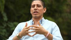  El peruano Marco Antonio Madrid, recientemente liberado